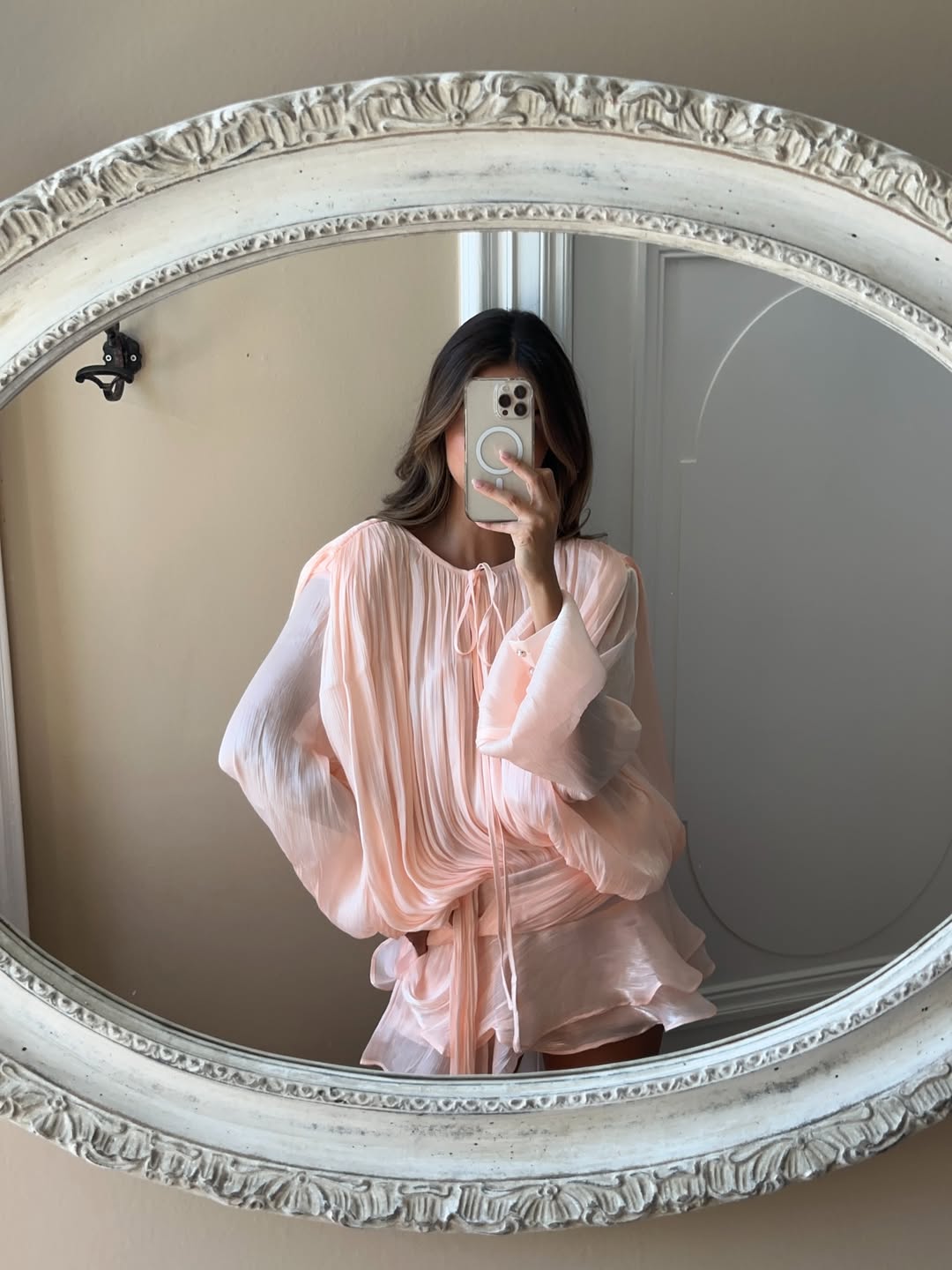 Petal Flowy Mini Dress